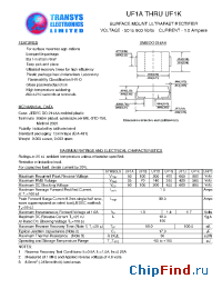 Datasheet UF1D manufacturer Transys 