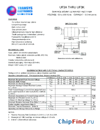 Datasheet UF3B manufacturer Transys 