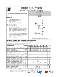Datasheet FR104S manufacturer TSC