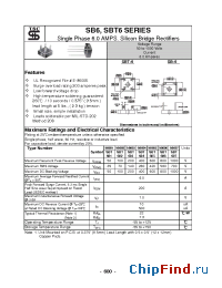 Datasheet SB601 manufacturer TSC