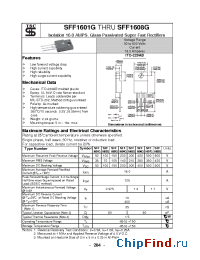 Datasheet SFF1604G manufacturer TSC
