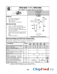 Datasheet SRA1650 manufacturer TSC
