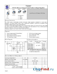 Datasheet TS2937CP5.0 manufacturer TSC