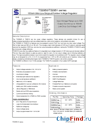 Datasheet TS2950CT-3.0 manufacturer TSC