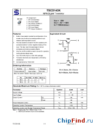 Datasheet TSCD143K manufacturer TSC