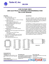 Datasheet 28LV256I-3 manufacturer Turbo IC