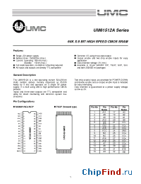 Datasheet UM61512A manufacturer UMC