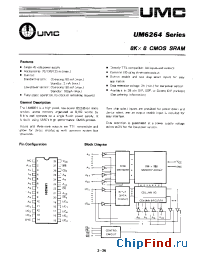 Datasheet UM6264-70 manufacturer UMC