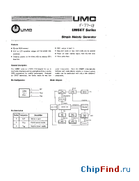 Datasheet UM66T01S manufacturer UMC