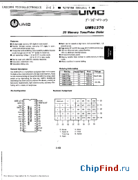 Datasheet UM91270 manufacturer UMC
