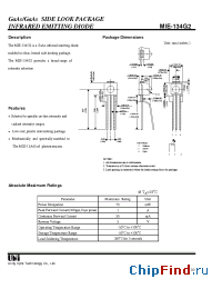 Datasheet MIE-134G2 manufacturer UOT