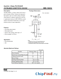 Datasheet MIE-184H4 manufacturer UOT