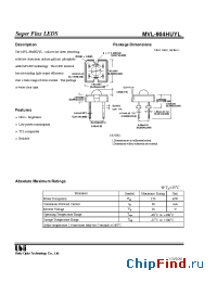 Datasheet MVL-904HUYL manufacturer UOT