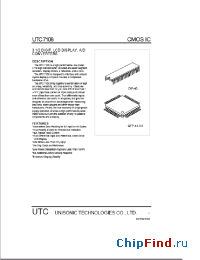 Datasheet 7106 manufacturer UTC