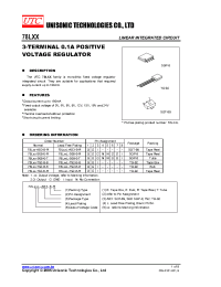 Datasheet 78LxxL-S08-0-T manufacturer UTC