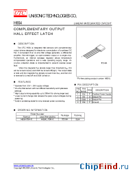 Datasheet H654 manufacturer UTC