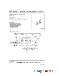 Datasheet PC1031 manufacturer UTC