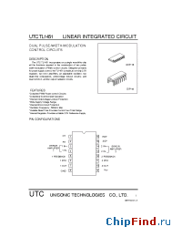 Datasheet TL1451 manufacturer UTC