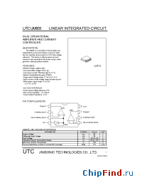 Datasheet UM603 manufacturer UTC