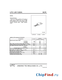 Datasheet US112S manufacturer UTC