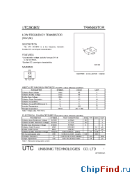 Datasheet UTC2SC4672 manufacturer UTC