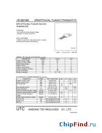 Datasheet UTC2SD1060 manufacturer UTC