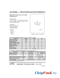 Datasheet UTCB772SS manufacturer UTC
