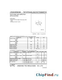 Datasheet UTCBC807 manufacturer UTC