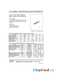 Datasheet UTCHE8050 manufacturer UTC
