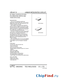 Datasheet UTCL8115 manufacturer UTC