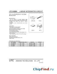 Datasheet UTCLM2954 manufacturer UTC