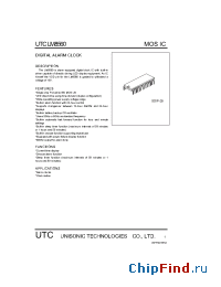 Datasheet UTCLM8560 manufacturer UTC