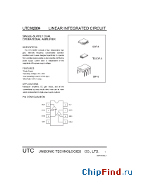 Datasheet UTCM2904 manufacturer UTC