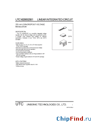 Datasheet UTCM2950 manufacturer UTC