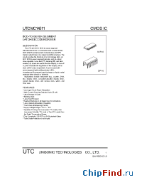 Datasheet UTCMC14511 manufacturer UTC