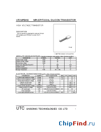 Datasheet UTCMPSH10 manufacturer UTC