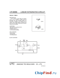 Datasheet UTCNE555 manufacturer UTC