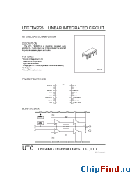 Datasheet UTCTEA2025/A/D manufacturer UTC