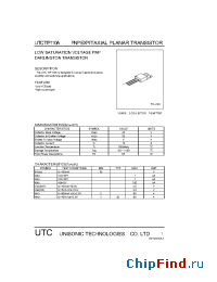 Datasheet UTCTIP110A manufacturer UTC