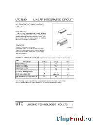 Datasheet UTCTL494 manufacturer UTC
