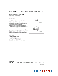 Datasheet UTCTL5001 manufacturer UTC