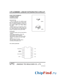Datasheet UTCUC3844/45 manufacturer UTC