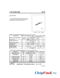 Datasheet UTCXL1225 manufacturer UTC