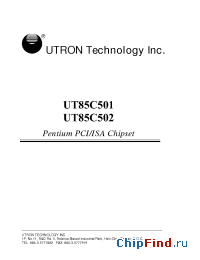 Datasheet UT85C502 manufacturer Utron