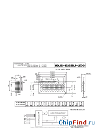 Datasheet MDLS-16265BLP-LED01 manufacturer Varitronix