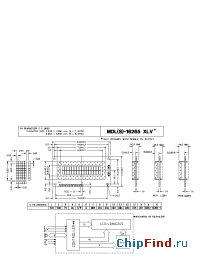 Datasheet MDLS-16265XLV manufacturer Varitronix