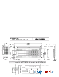 Datasheet MDLS-202612 manufacturer Varitronix