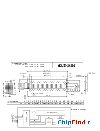 Datasheet MDLS-24265 manufacturer Varitronix