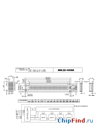 Datasheet MDLS-40266 manufacturer Varitronix