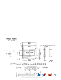 Datasheet MGLS-10032A manufacturer Varitronix